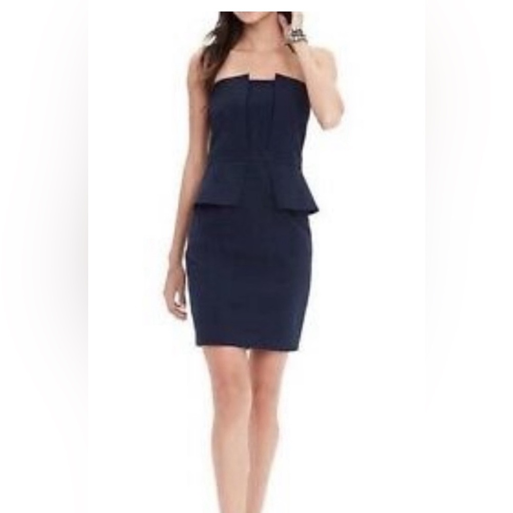Strapless Peplum dress